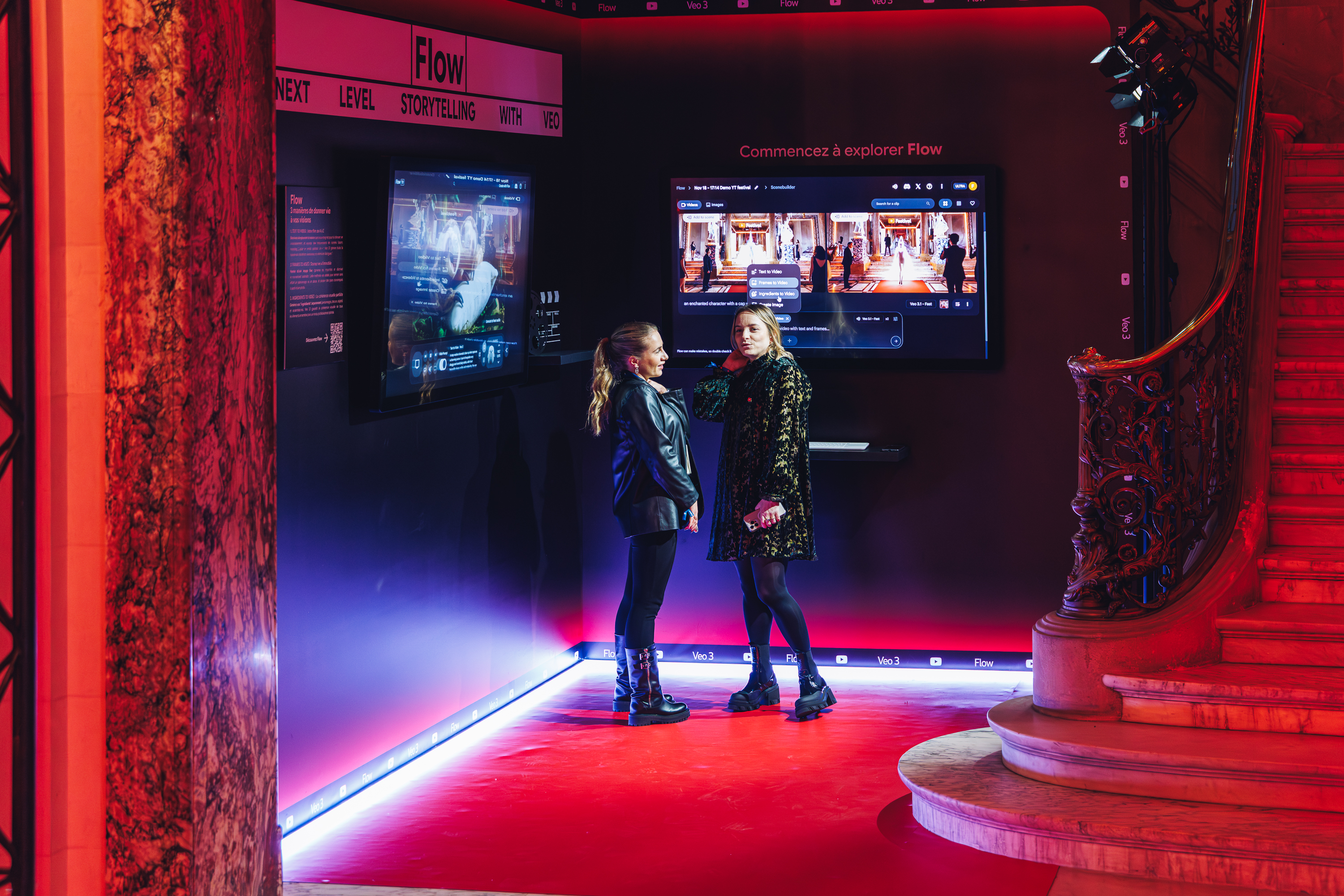 YouTube Festival installation