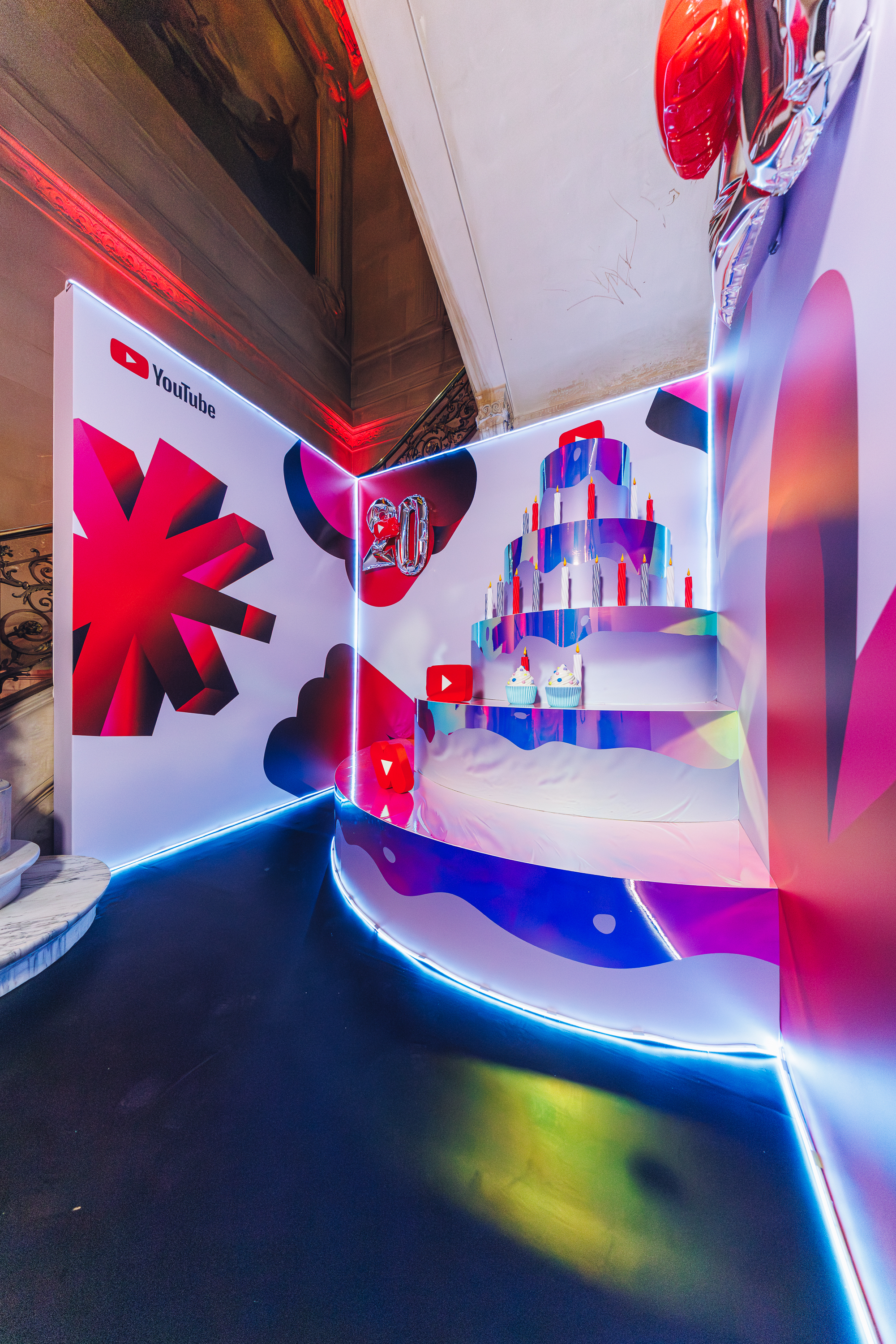 YouTube Festival installation