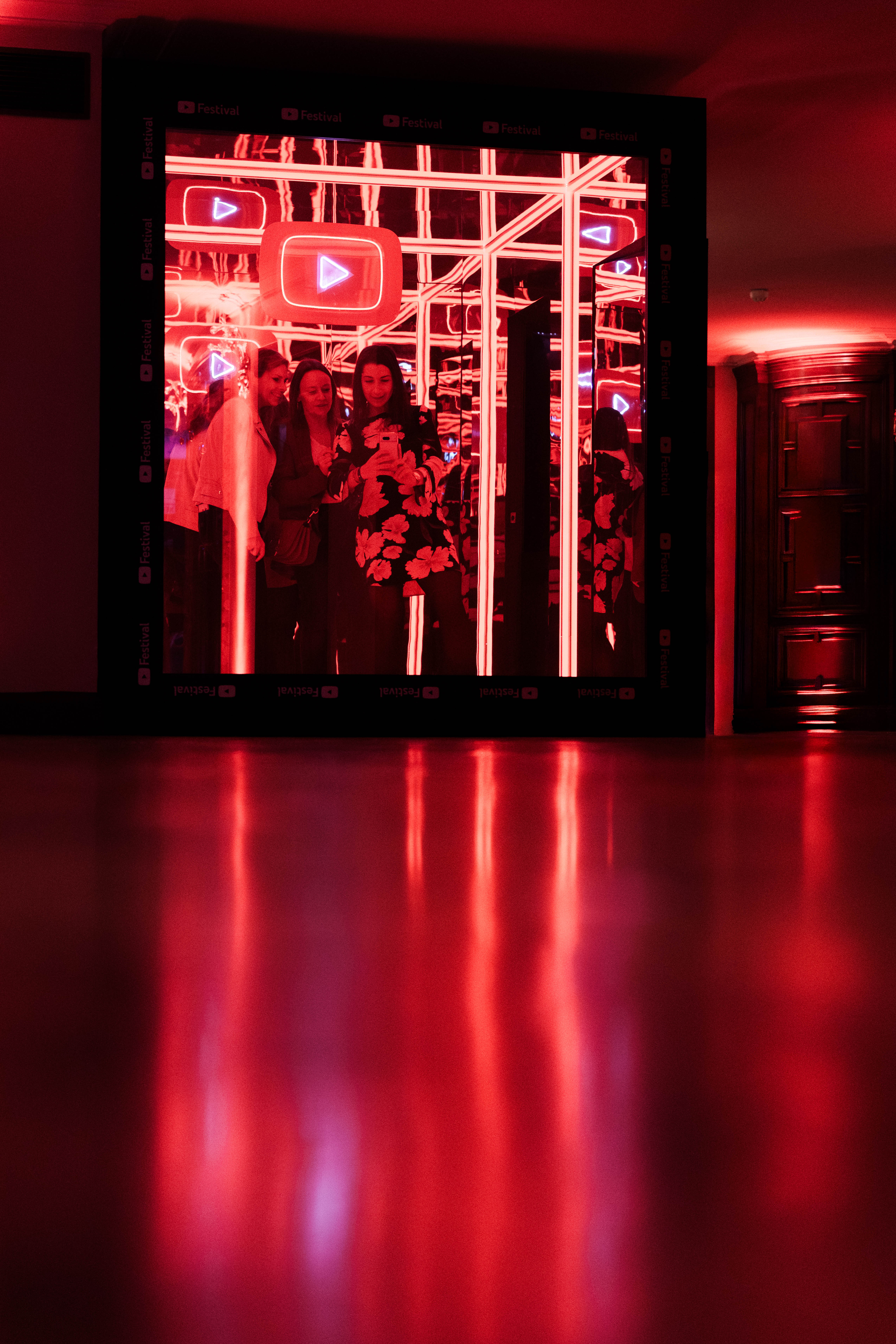 YouTube Festival installation