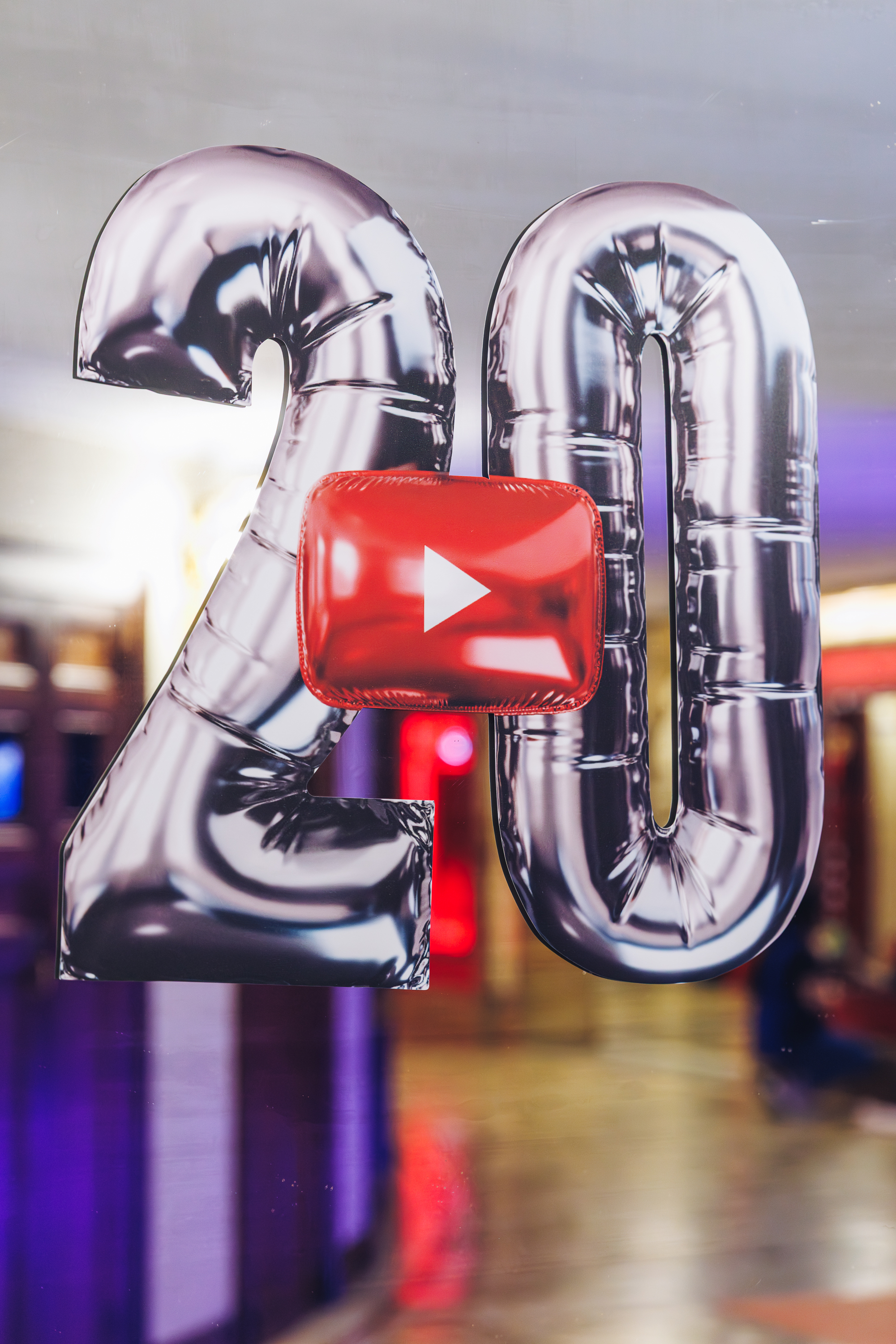 YouTube Festival installation