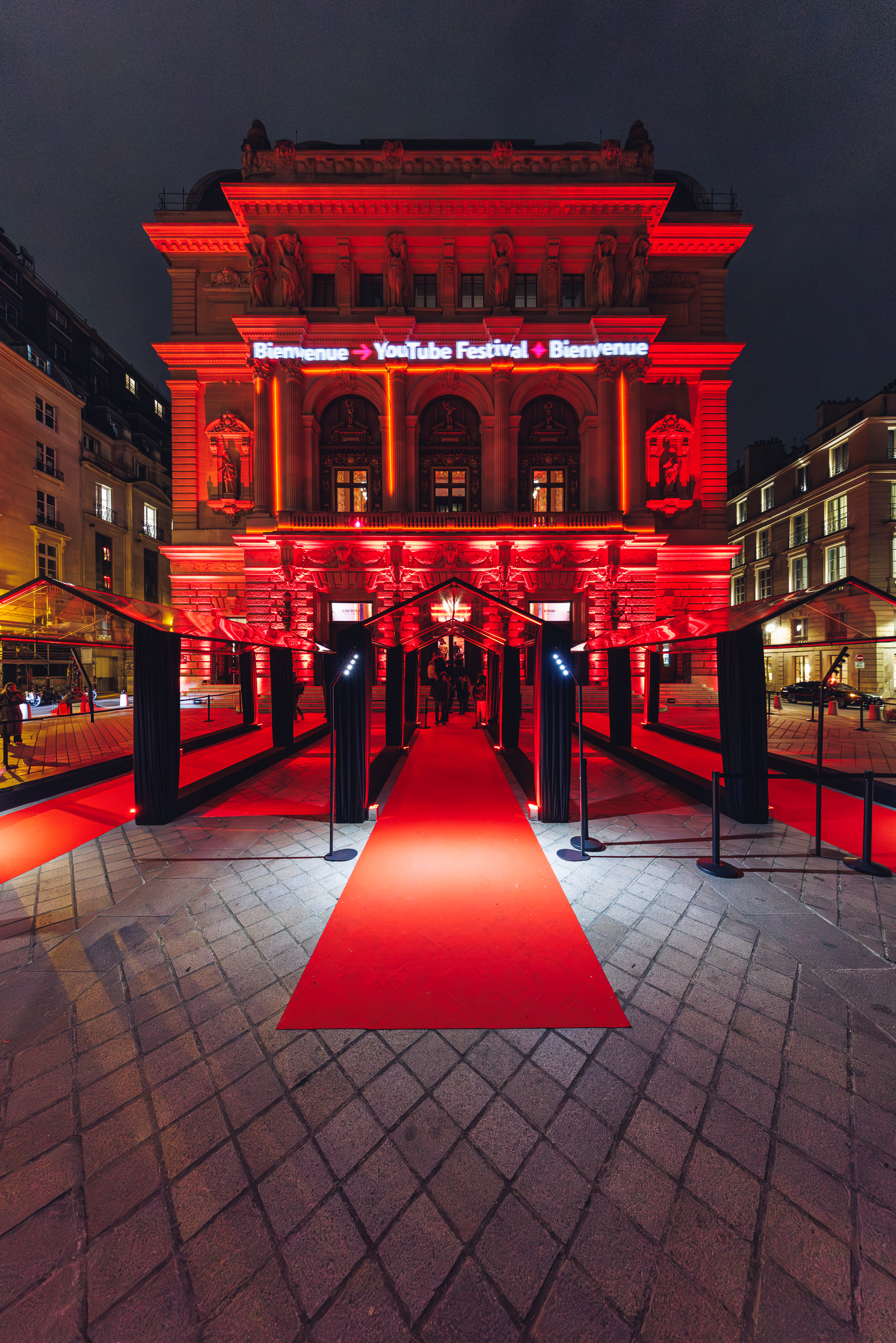 YouTube Festival installation